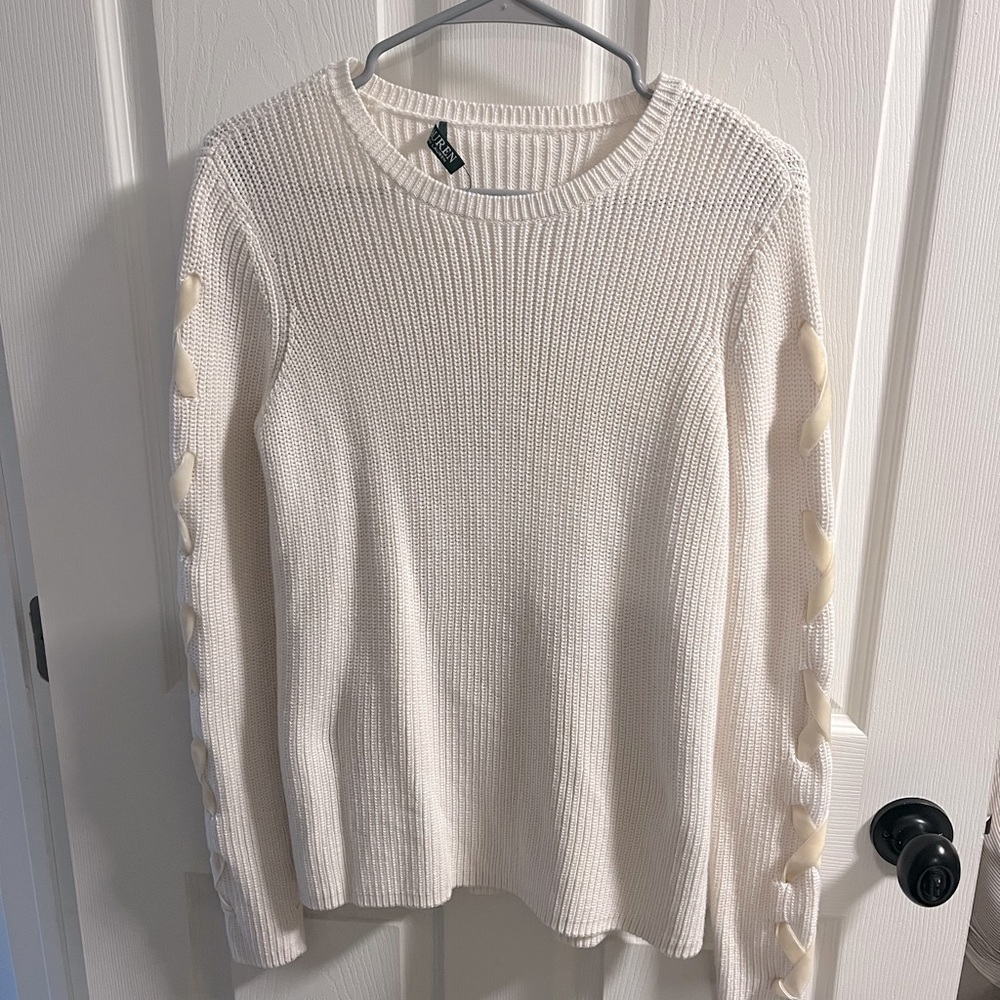 Ralph Lauren cream knit sweater